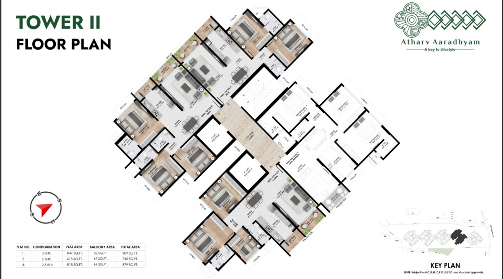 Atharv-Aaradhyam-Typical-Floor-Plan-Tower-II